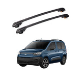 FIAT DOBLO 2023 et modèles ultérieurs TRX1 Thunder Carrier Barres transversales pour galerie de toit de voiture, 2 barres