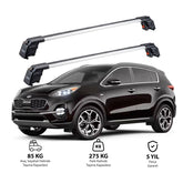KIA SPORTAGE 2016-2021 TRX2 Thunder Carrier Barres transversales pour galerie de toit 2 barres