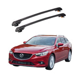 MAZDA 6 2013 et modèles ultérieurs TRX1 Thunder Carrier Barres transversales pour galerie de toit de voiture, 2 barres