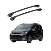 OPEL COMBO E 2019 et modèles ultérieurs TRX1 Thunder Carrier Barres transversales pour galerie de toit de voiture, 2 barres