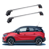OPEL CROSSLAND S 2017-2020 TRX2 Thunder Carrier Barres transversales pour galerie de toit 2 barres