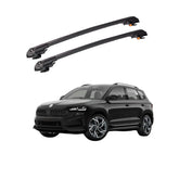 SKODA KAROQ 2017 et modèles ultérieurs TRX1 Thunder Carrier Barres transversales pour galerie de toit de voiture, 2 barres