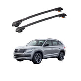 SKODA KODIAQ 2017 et modèles ultérieurs TRX1 Thunder Carrier Barres transversales pour galerie de toit de voiture, 2 barres