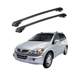 SSANGYONG KYRON 2006-2015 TRX1 Thunder Carrier Barres transversales pour galerie de toit de voiture, 2 barres