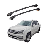 VOLKSWAGEN AMAROK 2017 et modèles ultérieurs TRX1 Thunder Carrier Barres transversales pour galerie de toit de voiture, 2 barres
