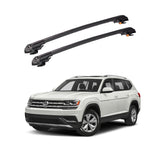 VOLKSWAGEN ATLAS 2018 et modèles ultérieurs TRX1 Thunder Carrier Barres transversales pour galerie de toit de voiture, 2 barres