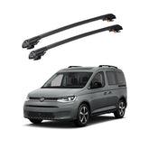 VOLKSWAGEN CADDY 2020 et modèles ultérieurs TRX1 Thunder Carrier Barres transversales pour galerie de toit de voiture, 2 barres
