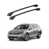 VOLKSWAGEN PASSAT ALLTRACK 2012-2015 TRX1 Thunder Carrier Barres transversales pour galerie de toit de voiture, 2 barres
