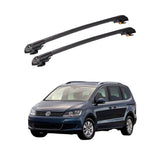 VOLKSWAGEN SHARAN 2010 et modèles ultérieurs TRX1 Thunder Carrier Barres transversales pour galerie de toit de voiture, 2 barres