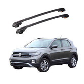 VOLKSWAGEN T-CROSS 2019 et modèles ultérieurs TRX1 Thunder Carrier Barres transversales pour galerie de toit de voiture, 2 barres