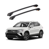 VOLKSWAGEN TAOS 2021 et modèles ultérieurs TRX1 Thunder Carrier Barres transversales pour galerie de toit de voiture, 2 barres