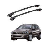 VOLKSWAGEN TIGUAN 2007-2016 TRX1 Thunder Carrier Barres transversales pour galerie de toit de voiture, 2 barres