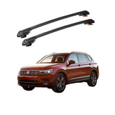 VOLKSWAGEN TIGUAN ALLSPACE 2018 et modèles ultérieurs TRX1 Thunder Carrier Barres transversales pour galerie de toit de voiture, 2 barres