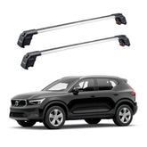 VOLVO XC40 HİBRİT 2020 et modèles ultérieurs TRX2 Thunder Carrier Barres transversales pour galerie de toit 2 barres