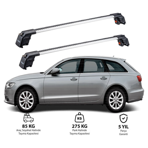 AUDI A6 AVANT 2011-2018 TRX2 Thunder Carrier Barres transversales pour galerie de toit 2 barres
