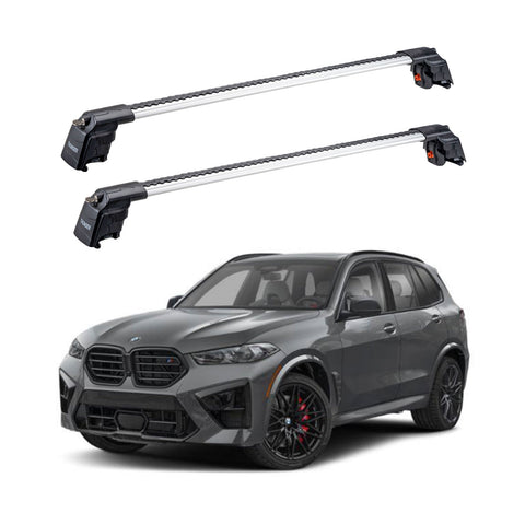 BMW X5 2019  et modèles ultérieurs TRX2 Thunder Carrier Barres transversales pour galerie de toit 2 barres