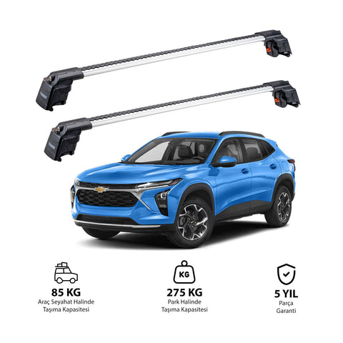 CHEVROLET TRAX 2013 et modèles ultérieurs TRX2 Thunder Carrier Barres transversales pour galerie de toit 2 barres