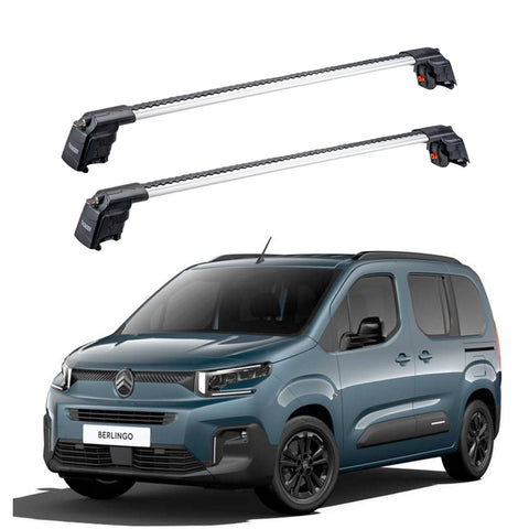 CITROEN BERLINGO 2024  et modèles ultérieurs TRX2 Thunder Carrier Barres transversales pour galerie de toit 2 barres
