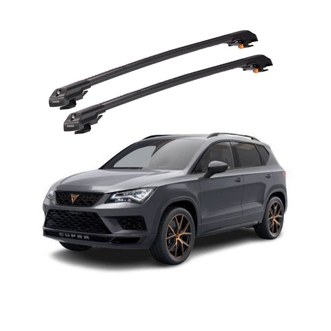 CUPRA ATECA 2018  et modèles ultérieurs TRX1 Thunder Carrier Barres transversales pour galerie de toit de voiture, 2 barres