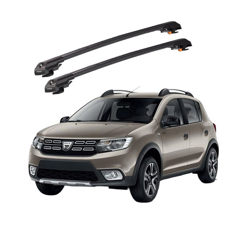 DACIA SANDERO STEPWAY 2013-2020 TRX1 Thunder Carrier Barres transversales pour galerie de toit de voiture, 2 barres