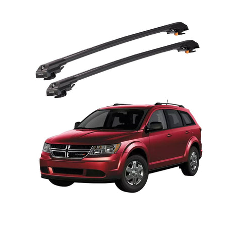 DODGE JOURNEY 2009 et modèles ultérieurs TRX1 Thunder Carrier Barres transversales pour galerie de toit de voiture, 2 barres