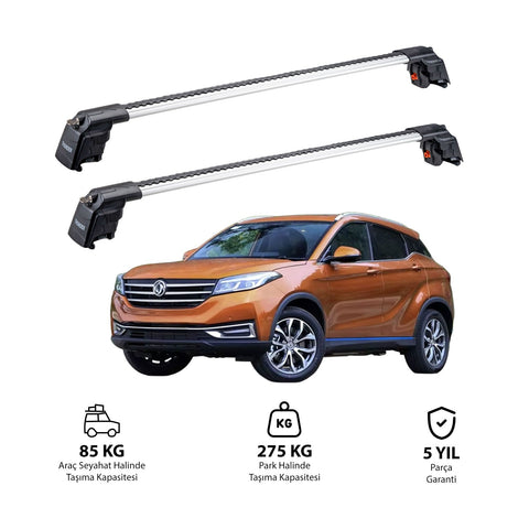 DONGFENG GLORY E3 2020 et modèles ultérieurs TRX2 Thunder Carrier Barres transversales pour galerie de toit 2 barres