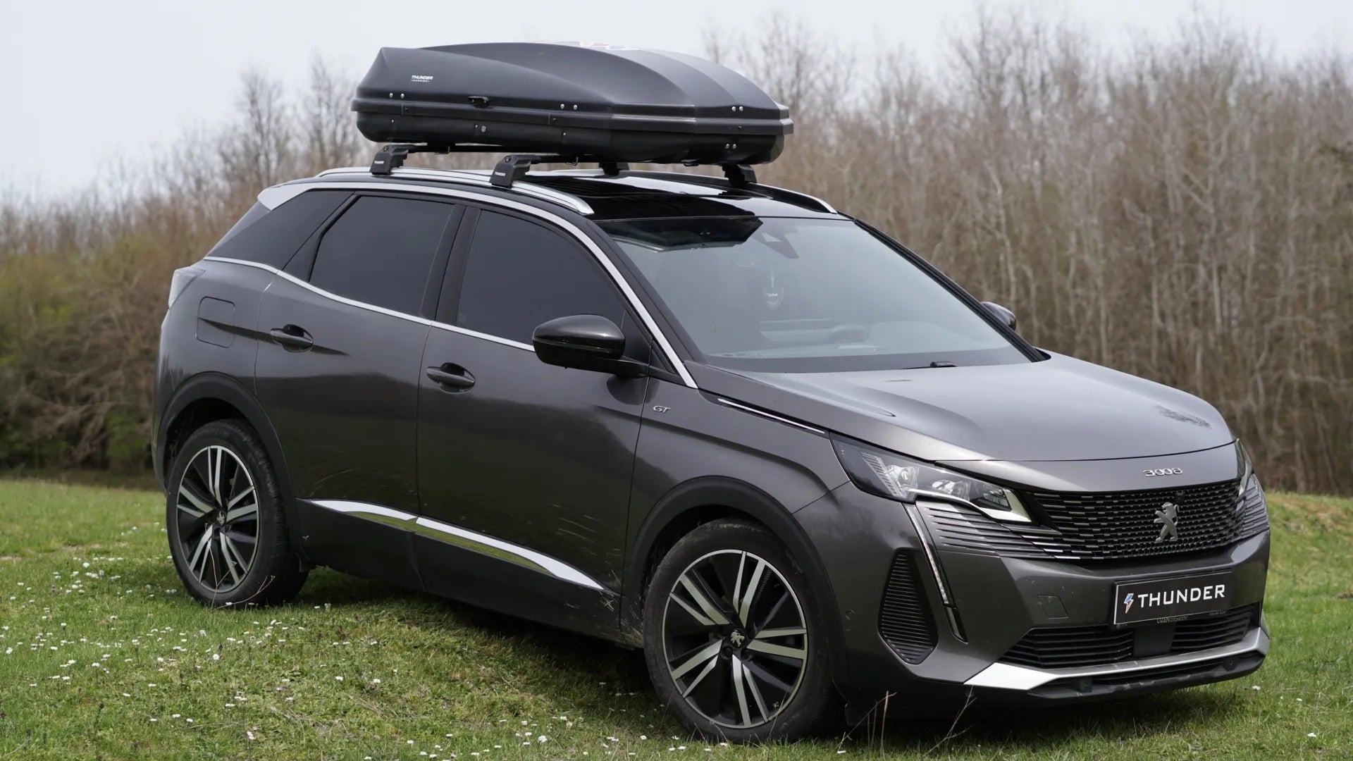 VOLVO XC60 2008-2015 TRX2 Thunder Carrier Barres transversales pour galerie de toit 2 barres