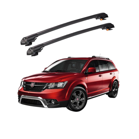 FIAT FREEMONT 2011 et modèles ultérieurs TRX1 Thunder Carrier Barres transversales pour galerie de toit de voiture, 2 barres