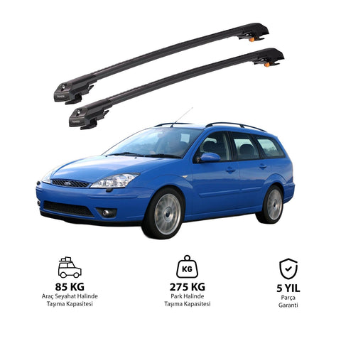 FORD FOCUS ESTATE 1998-2004 TRX1 Thunder Carrier Barres transversales pour galerie de toit de voiture, 2 barres