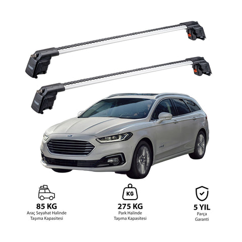FORD MONDEO ESTATE 2015 et modèles ultérieurs TRX2 Thunder Carrier Barres transversales pour galerie de toit 2 barres