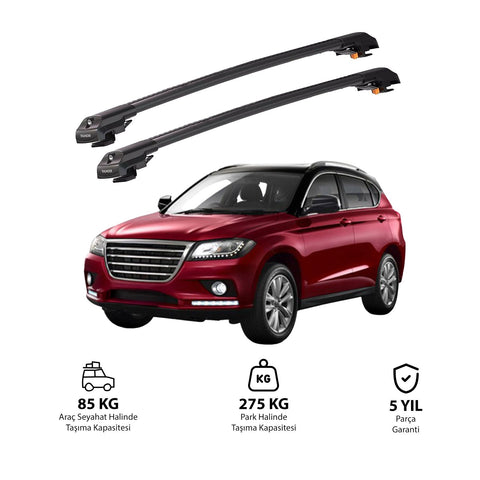 GREAT WALL HAVAL H2 2015 et modèles ultérieurs TRX1 Thunder Carrier Barres transversales pour galerie de toit de voiture, 2 barres
