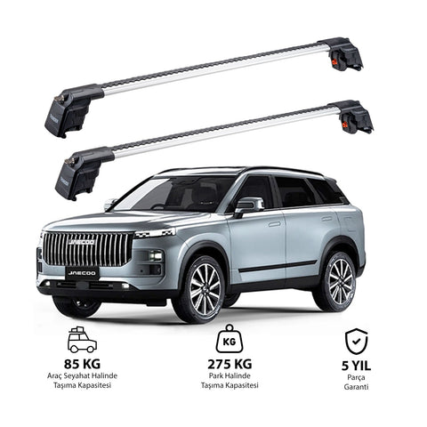 JAECOO 7 2024  et modèles ultérieurs TRX2 Thunder Carrier Barres transversales pour galerie de toit 2 barres