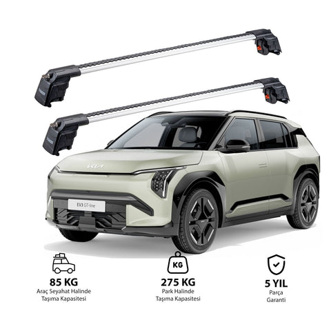 KIA EV3 2023  et modèles ultérieurs TRX2 Thunder Carrier Barres transversales pour galerie de toit 2 barres