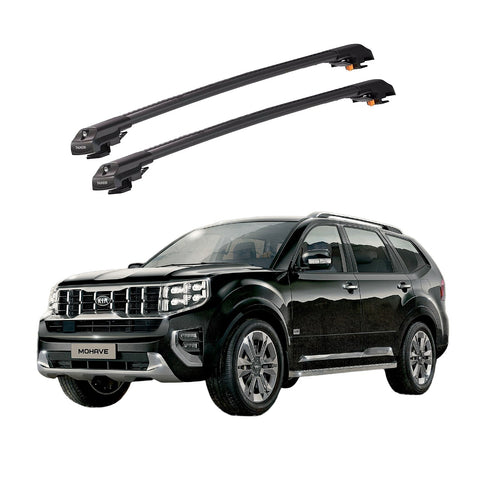 KIA MOHAVE 2020 et modèles ultérieurs TRX1 Thunder Carrier Barres transversales pour galerie de toit de voiture, 2 barres