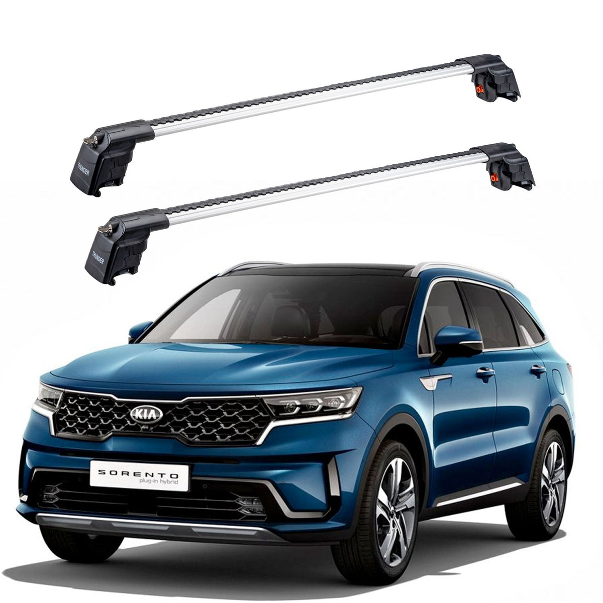 KIA SORENTO 2021 et modèles ultérieurs TRX2 Thunder Carrier Barres transversales pour galerie de toit 2 barres