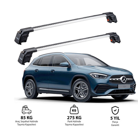 MERCEDES-BENZ GLA-CLASS 2020 et modèles ultérieurs TRX2 Thunder Carrier Barres transversales pour galerie de toit 2 barres