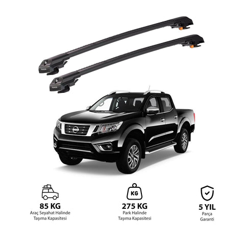 NISSAN NP300 (D23) 2015 et modèles ultérieurs TRX1 Thunder Carrier Barres transversales pour galerie de toit de voiture, 2 barres