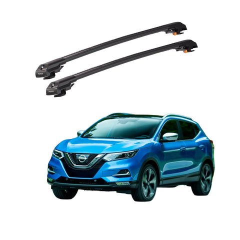 NISSAN QASHQAI 2014-2020 TRX1 Thunder Carrier Barres transversales pour galerie de toit de voiture, 2 barres