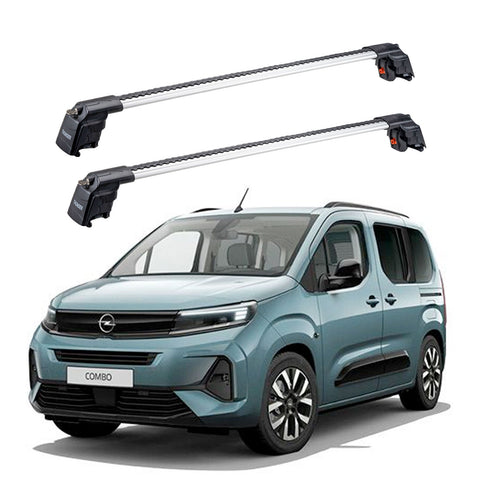 OPEL COMBO 2024  et modèles ultérieurs TRX2 Thunder Carrier Barres transversales pour galerie de toit 2 barres