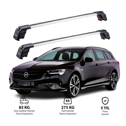 OPEL INSIGNIA SPORT TOURER 2009-2017 TRX2 Thunder Carrier Barres transversales pour galerie de toit 2 barres