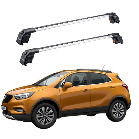 OPEL MOKKA X 2016 et modèles ultérieurs TRX2 Thunder Carrier Barres transversales pour galerie de toit 2 barres