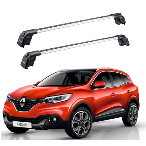 RENAULT KADJAR 2015-2022 TRX2 Thunder Carrier Barres transversales pour galerie de toit 2 barres