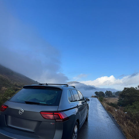 VOLKSWAGEN TIGUAN 2016 et modèles ultérieurs TRX1 Thunder Carrier Barres transversales pour galerie de toit de voiture, 2 barres
