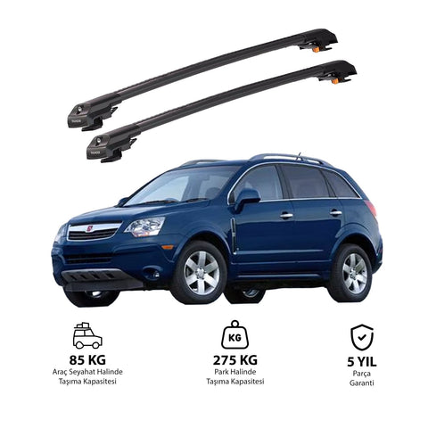 SATURN VUE 2008-2010 TRX1 Thunder Carrier Barres transversales pour galerie de toit de voiture, 2 barres