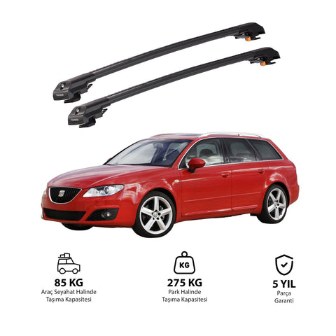 SEAT EXEO ST 2009-2013 TRX1 Thunder Carrier Barres transversales pour galerie de toit de voiture, 2 barres