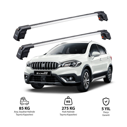 SUZUKI SX4 S-CROSS 2022 et modèles ultérieurs TRX2 Thunder Carrier Barres transversales pour galerie de toit 2 barres