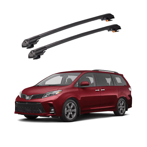 TOYOTA SIENNA 2011-2020 TRX1 Thunder Carrier Barres transversales pour galerie de toit de voiture, 2 barres