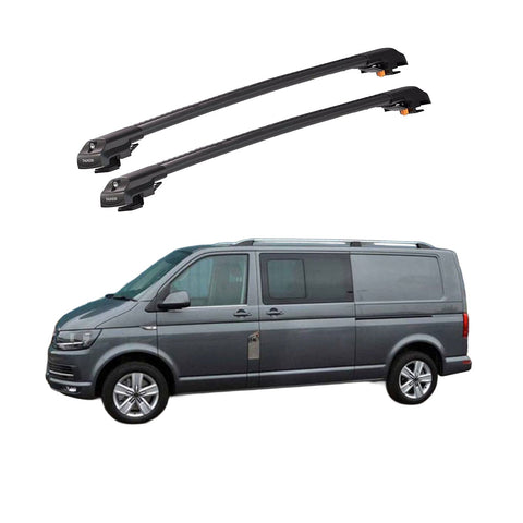 VOLKSWAGEN MULTIVAN 2016 et modèles ultérieurs TRX1 Thunder Carrier Barres transversales pour galerie de toit de voiture, 2 barres