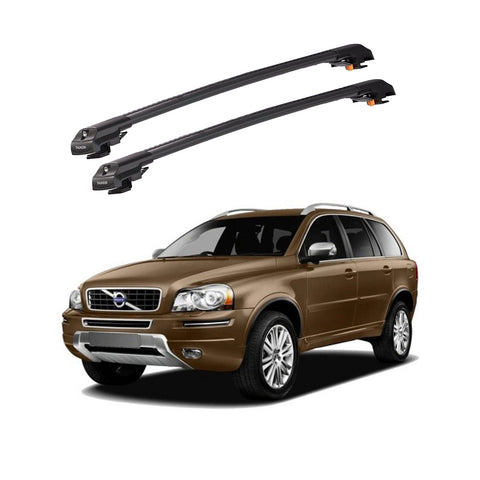 VOLVO XC90 2003-2015 TRX1 Thunder Carrier Barres transversales pour galerie de toit de voiture, 2 barres